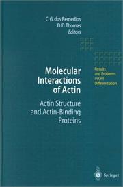 Molecular interactions of actin by D. D. Thomas