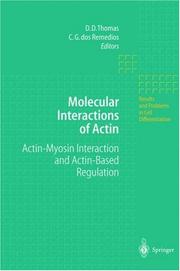 Molecular interactions of actin by D. D. Thomas