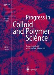 Cover of: Trends in Colloid and Interface Science XIV