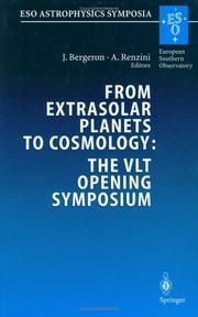 From Extrasolar Planets to Cosmology: The VLT Opening Symposium