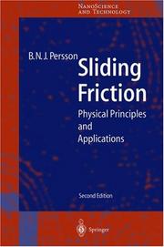 Cover of: Sliding friction by B. N. J. Persson