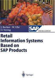 Cover of: Retail Information Systems Based on SAP Products by Jörg Becker, Wolfgang Uhr, Oliver Vering