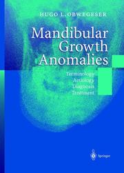 Cover of: Mandibular Growth Anomalies