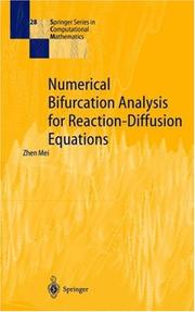 Cover of: Numerical Bifurcation Analysis for Reaction-Diffusion Equations