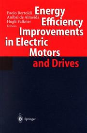 Cover of: Energy Efficiency Improvements in Electronic Motors and Drives