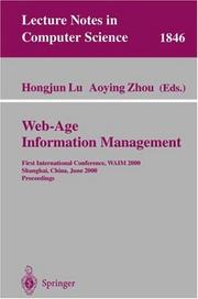Cover of: Web-Age Information Management | 