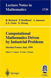 Cover of: Computational Mathematics Driven by Industrial Problems by R. Burkard, P. Deuflhard, A. Jameson, Jacques Louis Lions, G. Strang