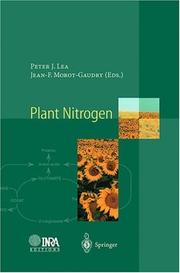 Plant nitrogen by Peter J. Lea