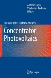 Cover of: Concentrator Photovoltaics (Springer Series in Optical Sciences) (Springer Series in Optical Sciences)