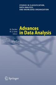 Cover of: Advances in Data Analysis by Gesellschaft für Klassifikation. Jahrestagung