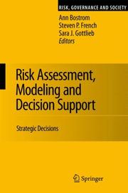 Cover of: Risk Assessment, Modeling and Decision Support by 