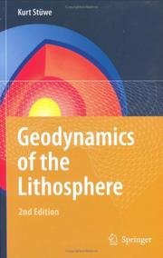 Cover of: Geodynamics of the Lithosphere by Kurt Stüwe