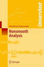 Cover of: Nonsmooth Analysis (Universitext)