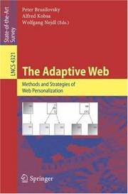 Cover of: The Adaptive Web: Methods and Strategies of Web Personalization (Lecture Notes in Computer Science)