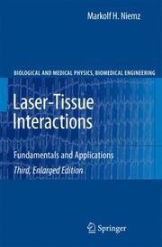 Laser-Tissue Interactions by Markolf H. Niemz