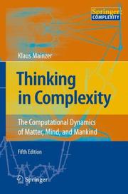 Cover of: Thinking in Complexity by Klaus Mainzer