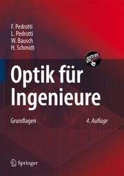 Cover of: Optik für Ingenieure: Grundlagen