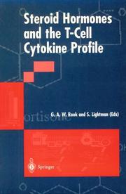 Cover of: Steroid hormones and the T-cell cytokine profile