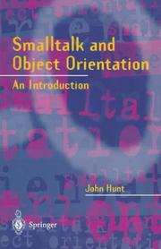 Cover of: Smalltalk and object-orientation: an introduction