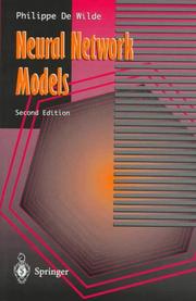 Cover of: Neural network models by Philippe De Wilde