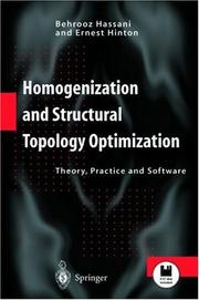Cover of: Homogenization and structural topology optimization by Behrooz Hassani