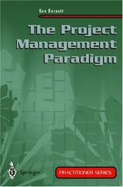 Cover of: The project management paradigm