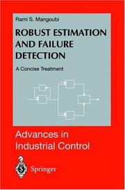 Cover of: Robust estimation and failure detection | Rami Mangoubi