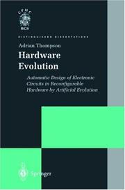 Cover of: Hardware evolution by Adrian Thompson