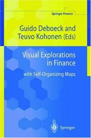 Cover of: Visual explorations in finance by Guido J. Deboeck and Teuvo Kohonen (eds.).