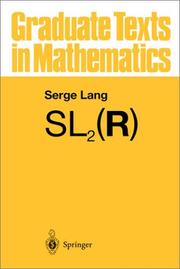 Cover of: SL₂(R) by Serge Lang