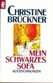 Cover of: Mein Schwarzes Sofa by Bruckner