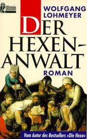 Cover of: Der Hexenanwalt. by Wolfgang Lohmeyer