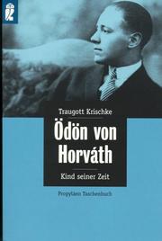 Cover of: Ödön von Horvath. Kind seiner Zeit.