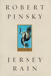 Cover of: Jersey rain by Robert Pinsky