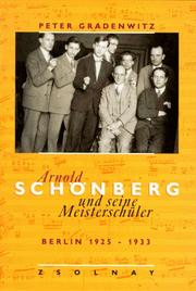 Cover of: Arnold Schönberg und seine Meisterschüler: Berlin 1925-1933