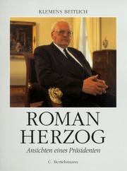 Cover of: Roman Herzog: Ansichten eines Präsidenten