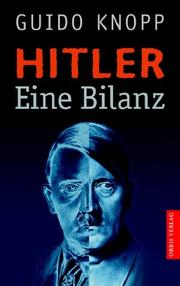 Cover of: Hitler. Sonderausgabe. Eine Bilanz.