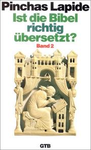 Cover of: Ist die Bibel richtig übersetzt 2?