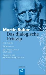 Das dialogische Prinzip by Martin Buber