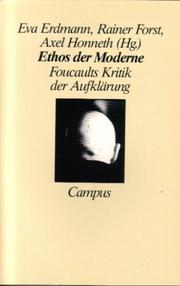 Cover of: Ethos der Moderne: Foucaults Kritik der Aufklärung