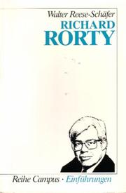 Richard Rorty by Walter Reese-Schäfer