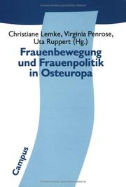 Cover of: Frauenbewegung und Frauenpolitik in Osteuropa