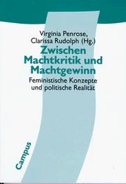 Cover of: Zwischen Machtkritik und Machtgewinn: feministische Konzepte und politische Realität