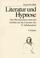 Cover of: Literatur und Hypnose