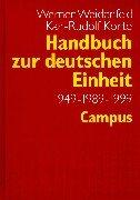 Cover of: Handbuch zur deutschen Einheit, 1949-1989-1999