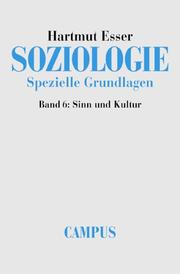 Cover of: Soziologie, Spezielle Grundlagen, 6 Bde., Bd.6, Sinn und Kultur