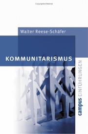 Cover of: Kommunitarismus.