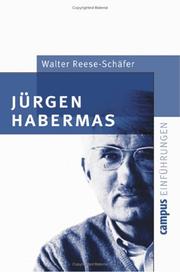 Cover of: Jürgen Habermas.