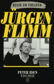 Cover of: Jürgen Flimm by [herausgegeben von] Peter Iden.