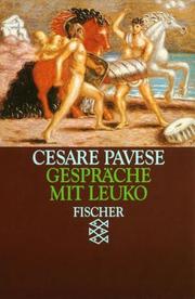 Cover of: Gespräche mit Leuko. by Cesare Pavese